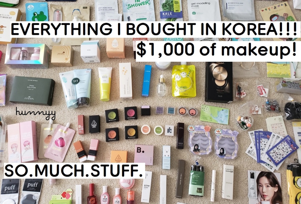 ::Youtube:: EVERYTHING I BOUGHT IN KOREA!